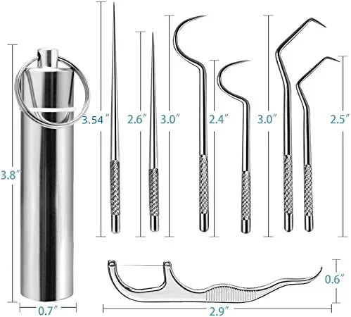 DentalKit™ - Kit de Higiene Oral (7 piezas en estuche)